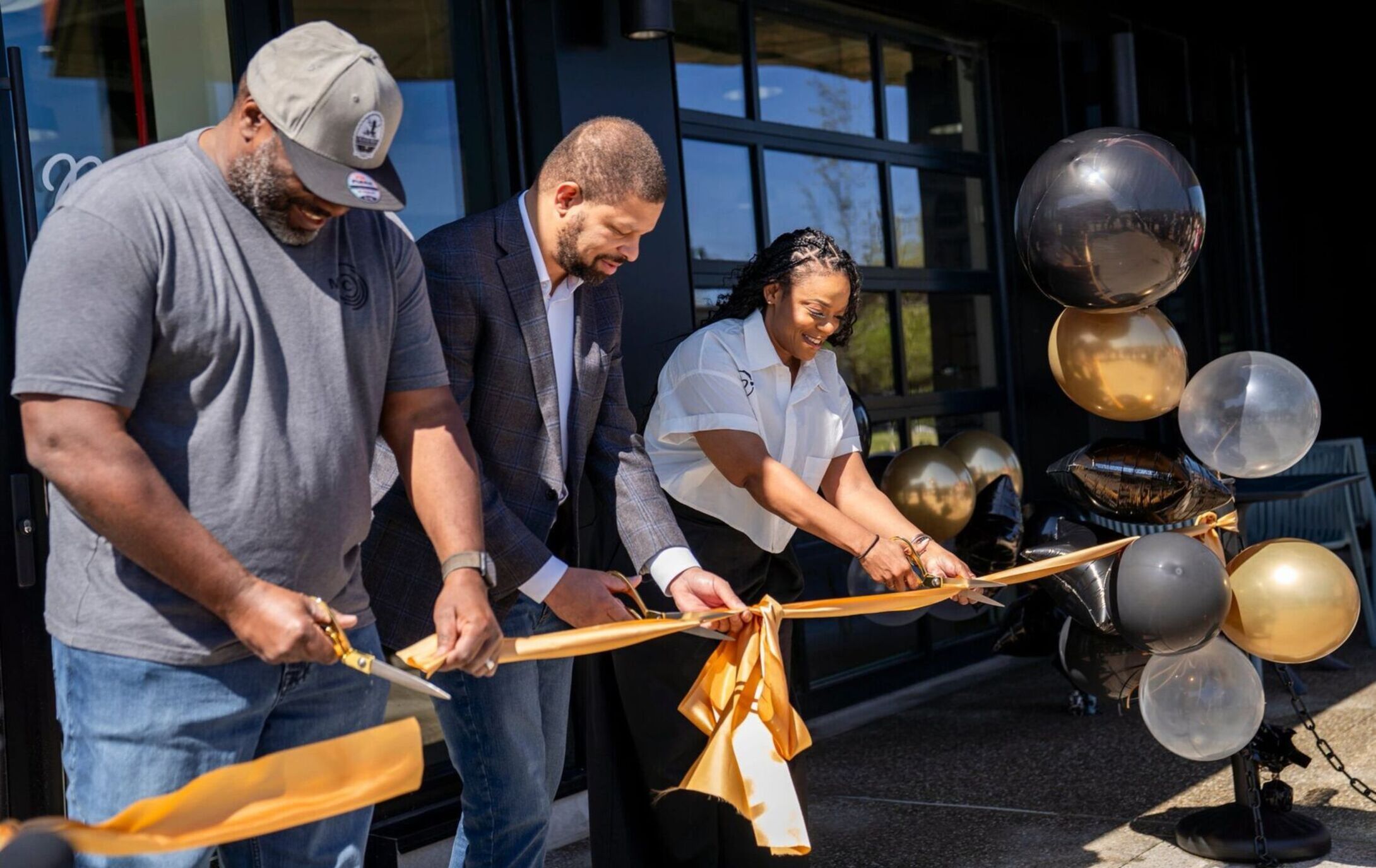 The Sixty6 Grand Opening Ribbon Cutting with Chris Harris, Mike Hood and Tiwanna Scott Williams