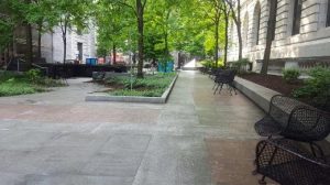 Cleveland Public Library reading garden Ohio