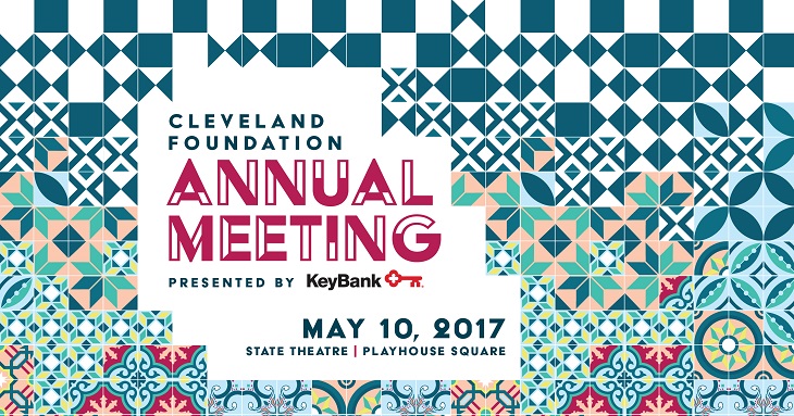 colorful graphic with annual meeting event title and information