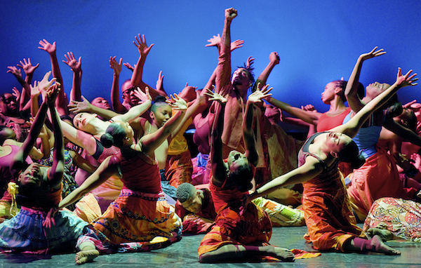Young dancers from the Creative Arts Academy perform on stage
