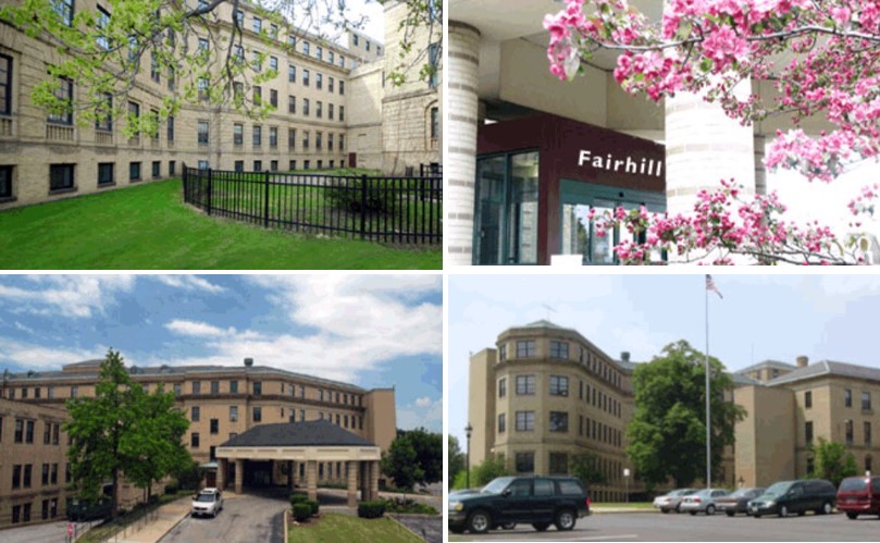 four images of Fairhill partner's building