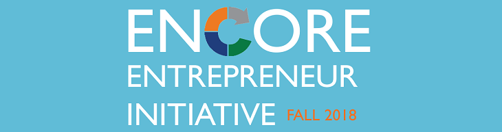 Encore Entrepreneur Initiative logo on blue background