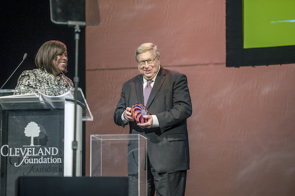 Paul Clark receives the Homer C. Wadsworth Award