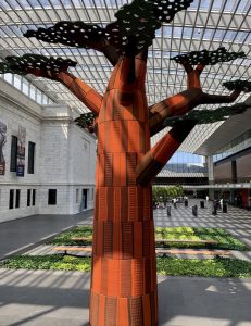 A work of art in the Cleveland Museum of Art Atrium