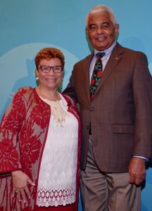 Urban League of Greater Cleveland President Marsha A. Mockabee with Steve Minter