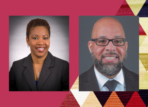 Photos of AAPC Co-chairs Dr. Ellen Burts-Cooper and Ronald V. Johnson, Jr.