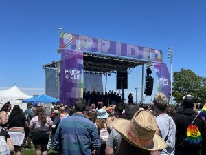 The Main Stage at Pride in the CLE 2022 