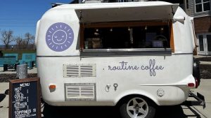 The Routine Coffee trailer open for business 